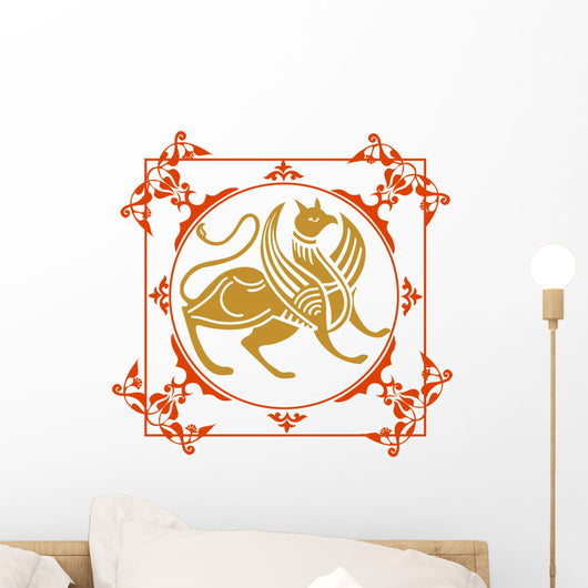Griffin Ornament Wall Decal