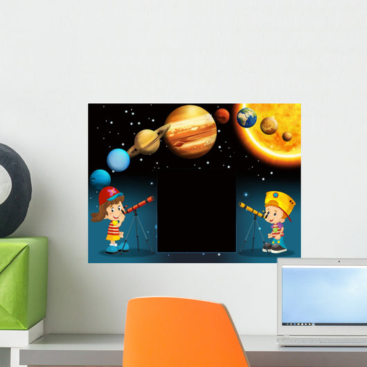 Solar System Milky Way Wall Mural