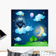 Fantasy landscape with owl Wall Mural