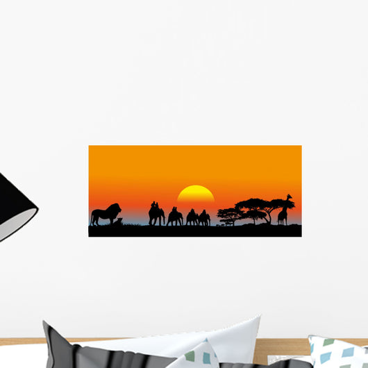 African Savanna Wall Decal