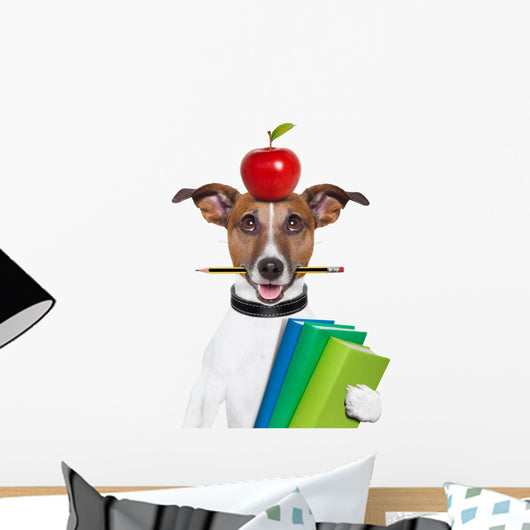 school dog Wall Decal