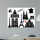 France 10 Piece Wall Decal
