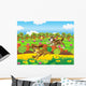 The Life on the Farm Wall Mural