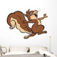Dancing Squirell Wall Decal