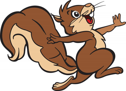 Dancing Squirell Wall Decal