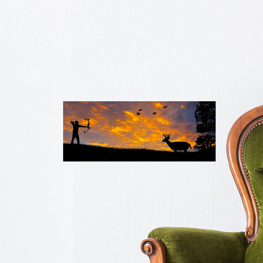 Bow Hunting Silhouette