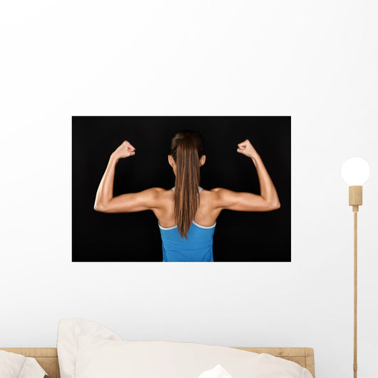 Strong Fitness Woman Showing
