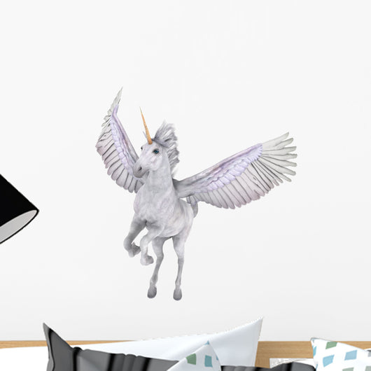 Pegasus with Wings Outstretched Wall Decal