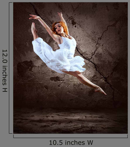 Woman Dancer Jump Posing