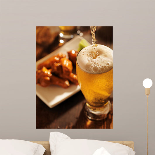 Pouring Beer with Chicken