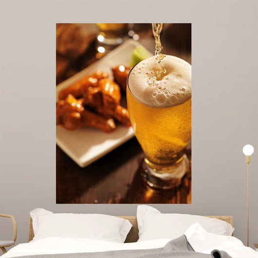 Pouring Beer with Chicken