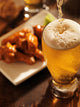 Pouring Beer with Chicken
