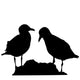 Seagull silhouette vector Wall Decal