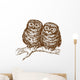 Owls Branch Wall Decal