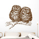 Owls Branch Wall Decal