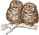 Owls Branch Wall Decal