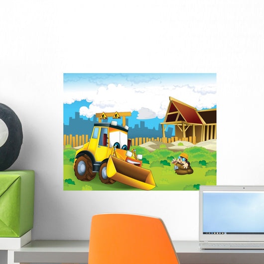 Cartoon Digger Illustration for