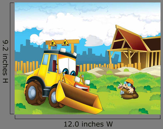 Cartoon Digger Illustration for