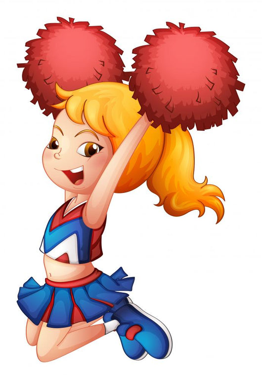 Energetic Cheerleader
