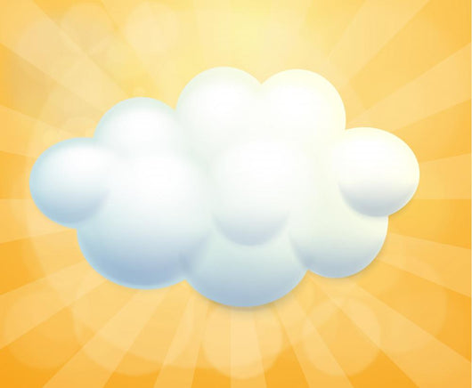 White Cloud Wall Mural