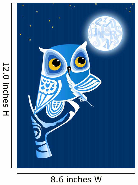Night Owl Writer Wall Mural