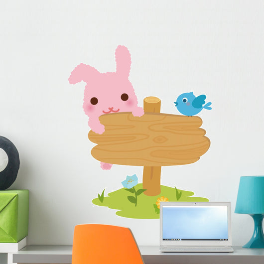 Tatefuda and animals of the tree Wall Decal