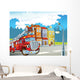 Red Firetruck Duty Illustration