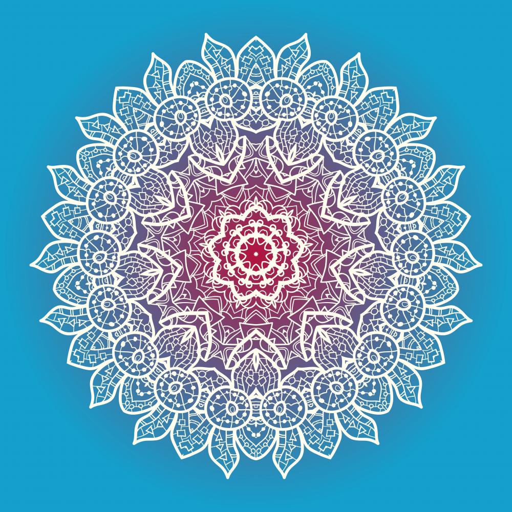 Oriental Mandala Motif – Wallmonkeys