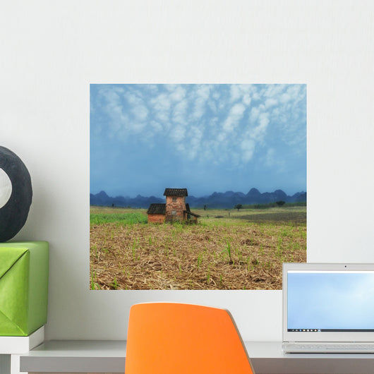 Rural Landscape with House Wall Mural