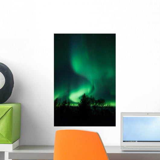 Northern Lights above Lagoon