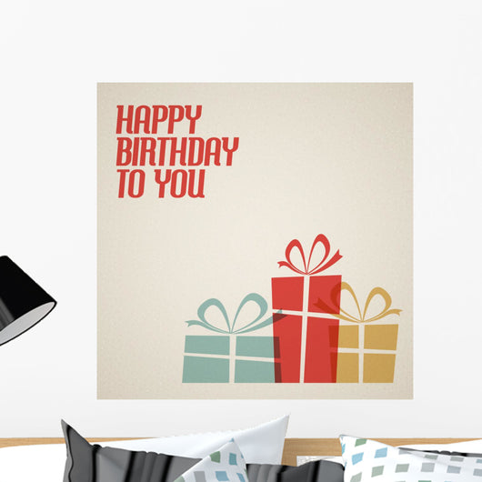 Happy Birthday Retro Vector