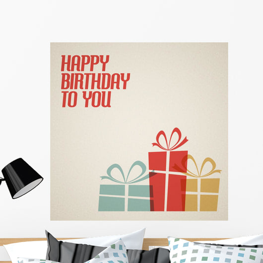Happy Birthday Retro Vector