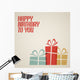 Happy Birthday Retro Vector