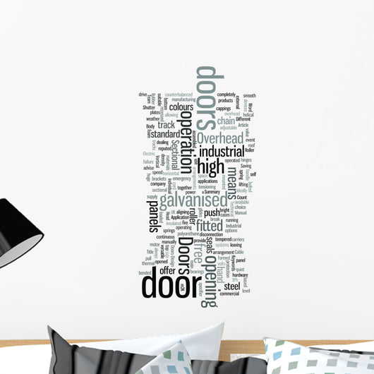 Overhead Doors Design Application Wall Decal