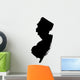 Map of New Jersey USA Wall Decal
