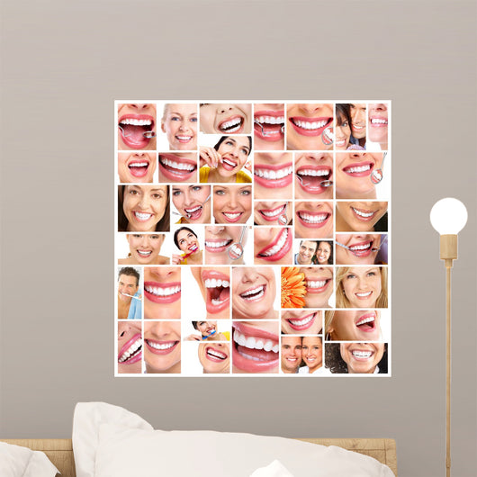 Beautiful Woman Smile Wall Mural