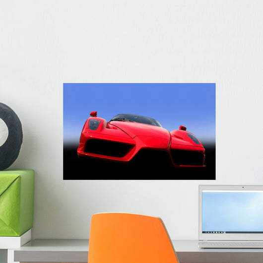 Red Exotic Sports Car Wall Mural
