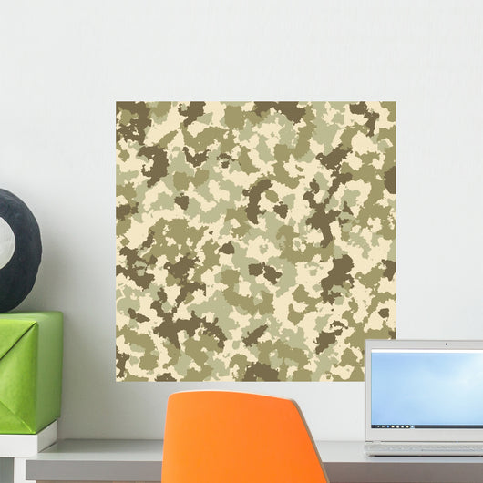 Camouflage Pattern Vector Wall Decal
