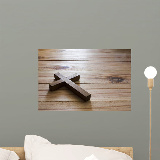 Cross over Wood Table