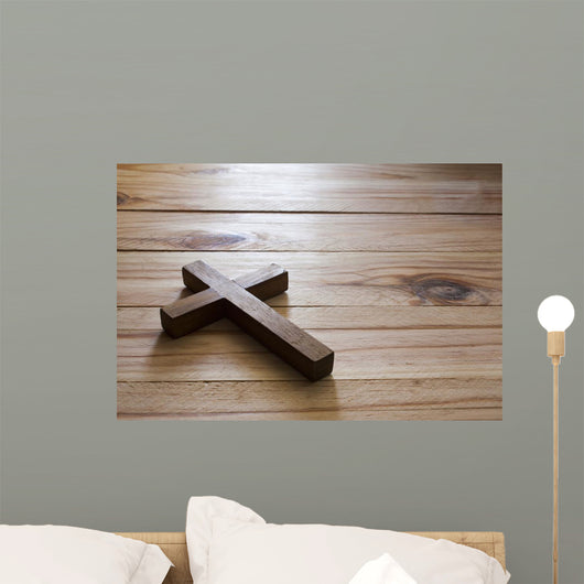 Cross over Wood Table