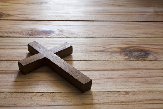 Cross over Wood Table