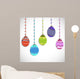 Vintage Easter seamless pattern with decorated eggs. Wall Mural