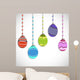 Vintage Easter seamless pattern with decorated eggs. Wall Mural