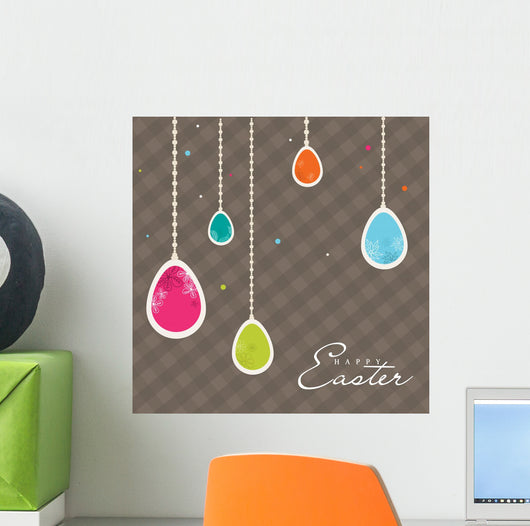 Happy Easter background. Wall Mural