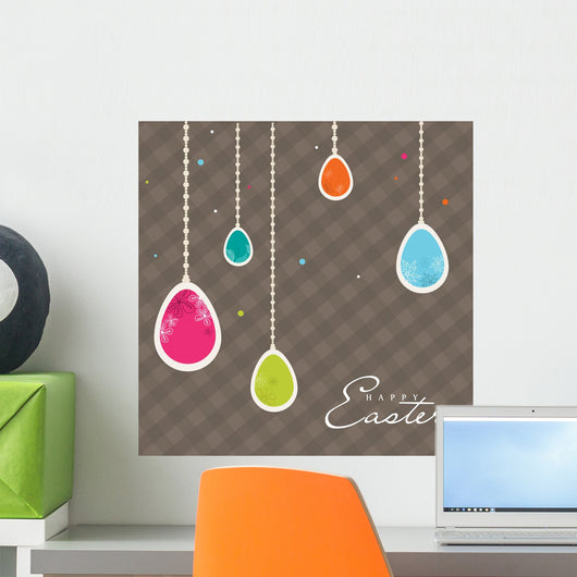 Happy Easter background. Wall Mural