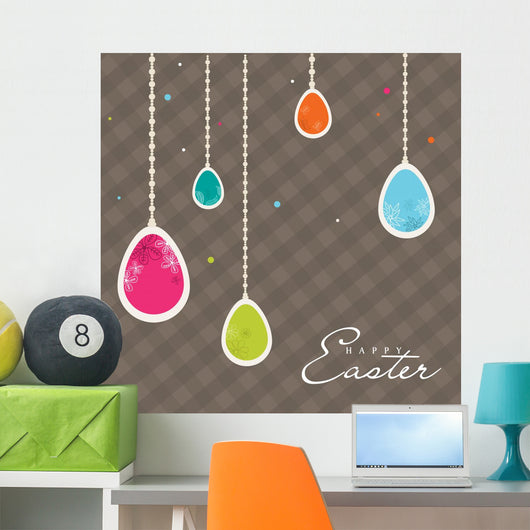 Happy Easter background. Wall Mural