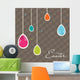Happy Easter background. Wall Mural