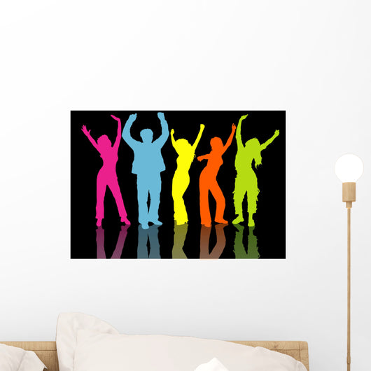 colourful people Wall Mural