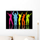 colourful people Wall Mural