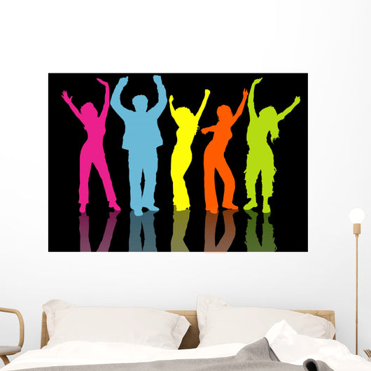 colourful people Wall Mural